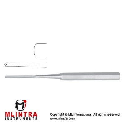 Hibbs Bone Gouge Stainless Steel, 24.5 cm - 9 3/4" Blade Width 32 mm